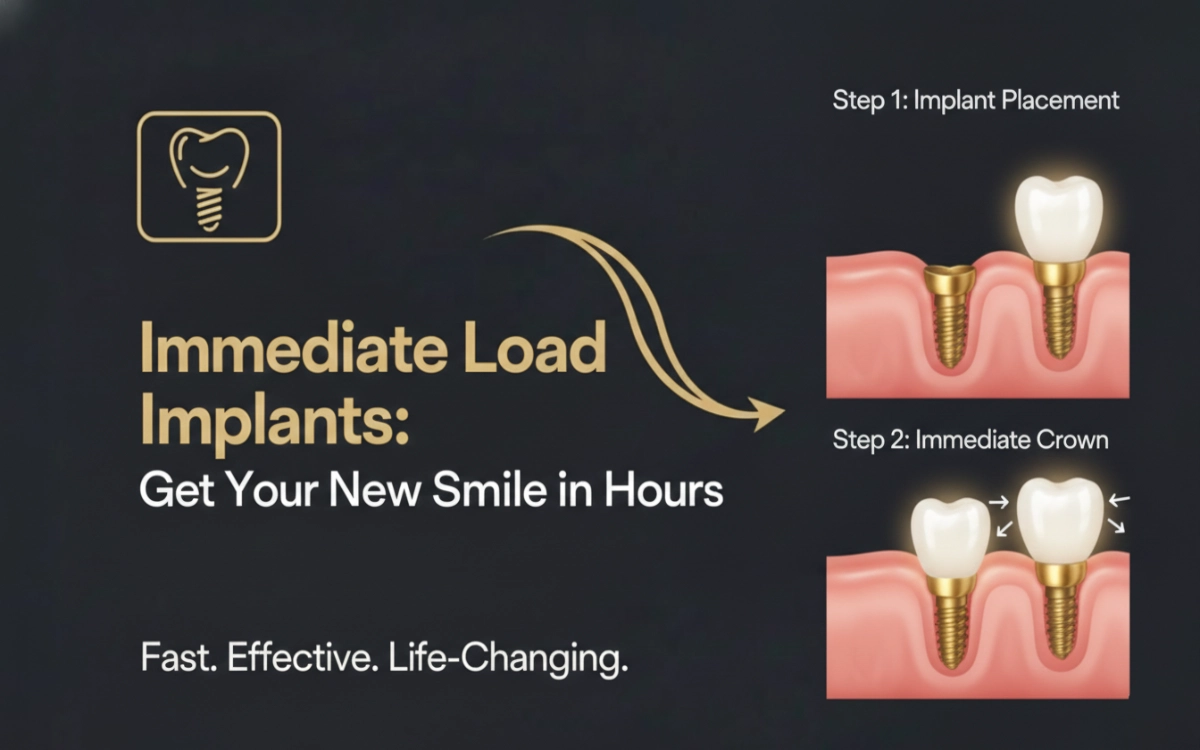 Immediate Load Implants: Get Your New Smile in Hours